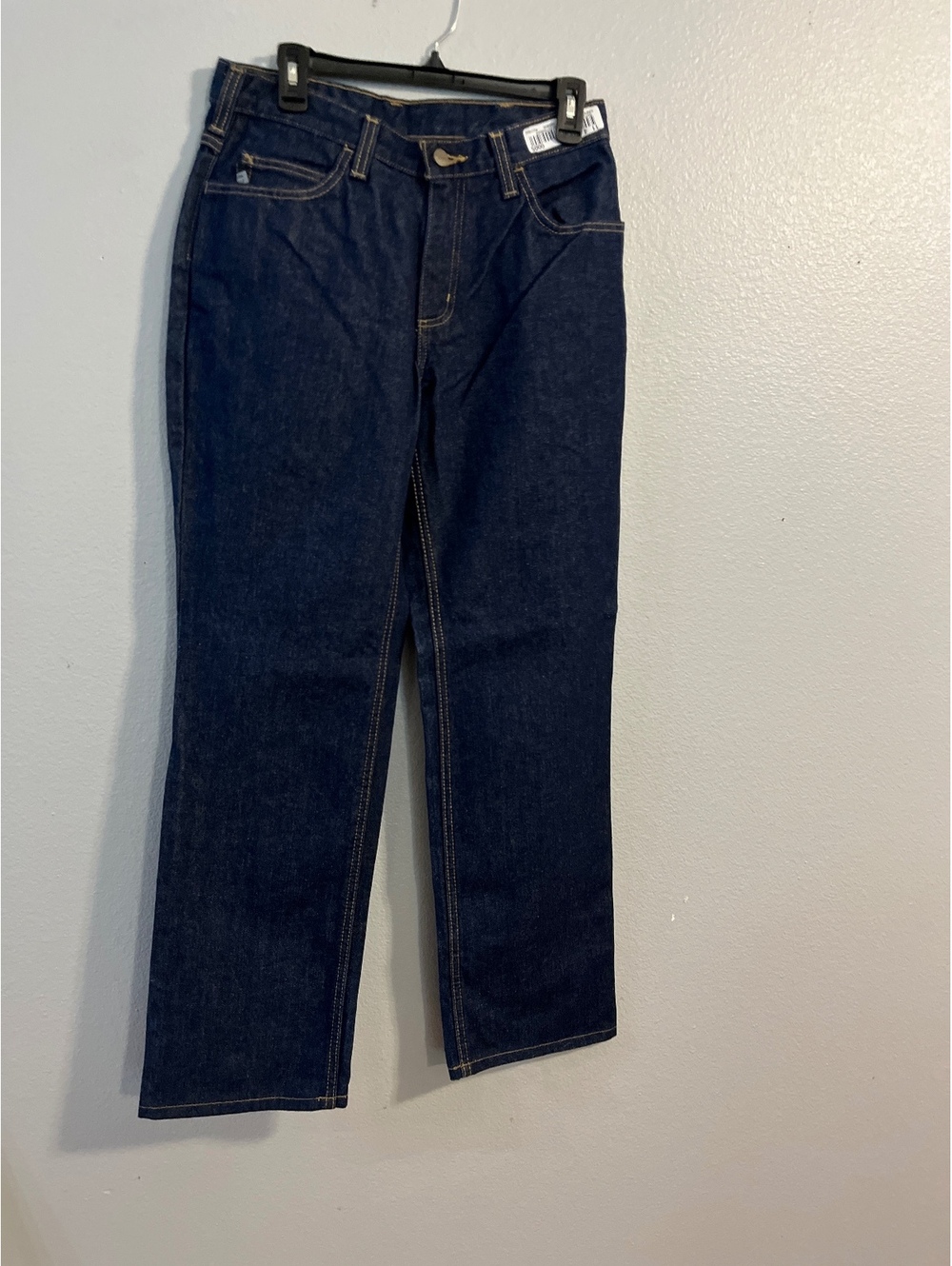 Carhartt FRB159 FR Work Pants Mens 30x30 Dark Navy Flame Resistant Denim Canvas